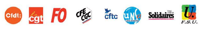 Communiqué-290825-Logos des organisations syndicales