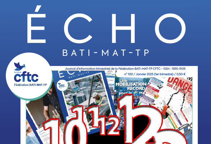 Magazine ECHO 100 - BATI-MAT-TP CFTC