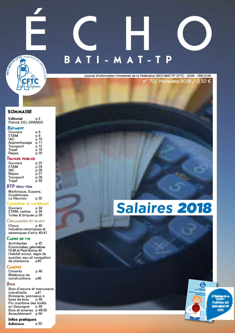 Magazine ECHO 70 - BATI-MAT-TP CFTC