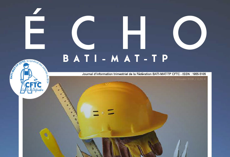 Magazine ECHO 71 - BATI-MAT-TP CFTC