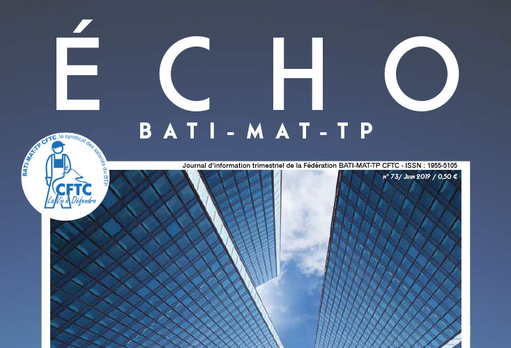 Magazine ECHO 73 - BATI-MAT-TP CFTC