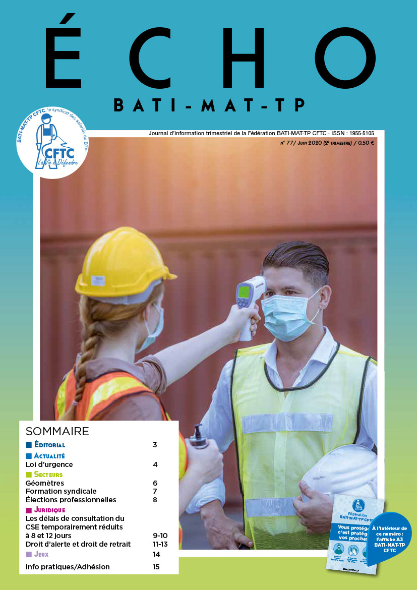 Magazine ECHO 77 - BATI-MAT-TP CFTC