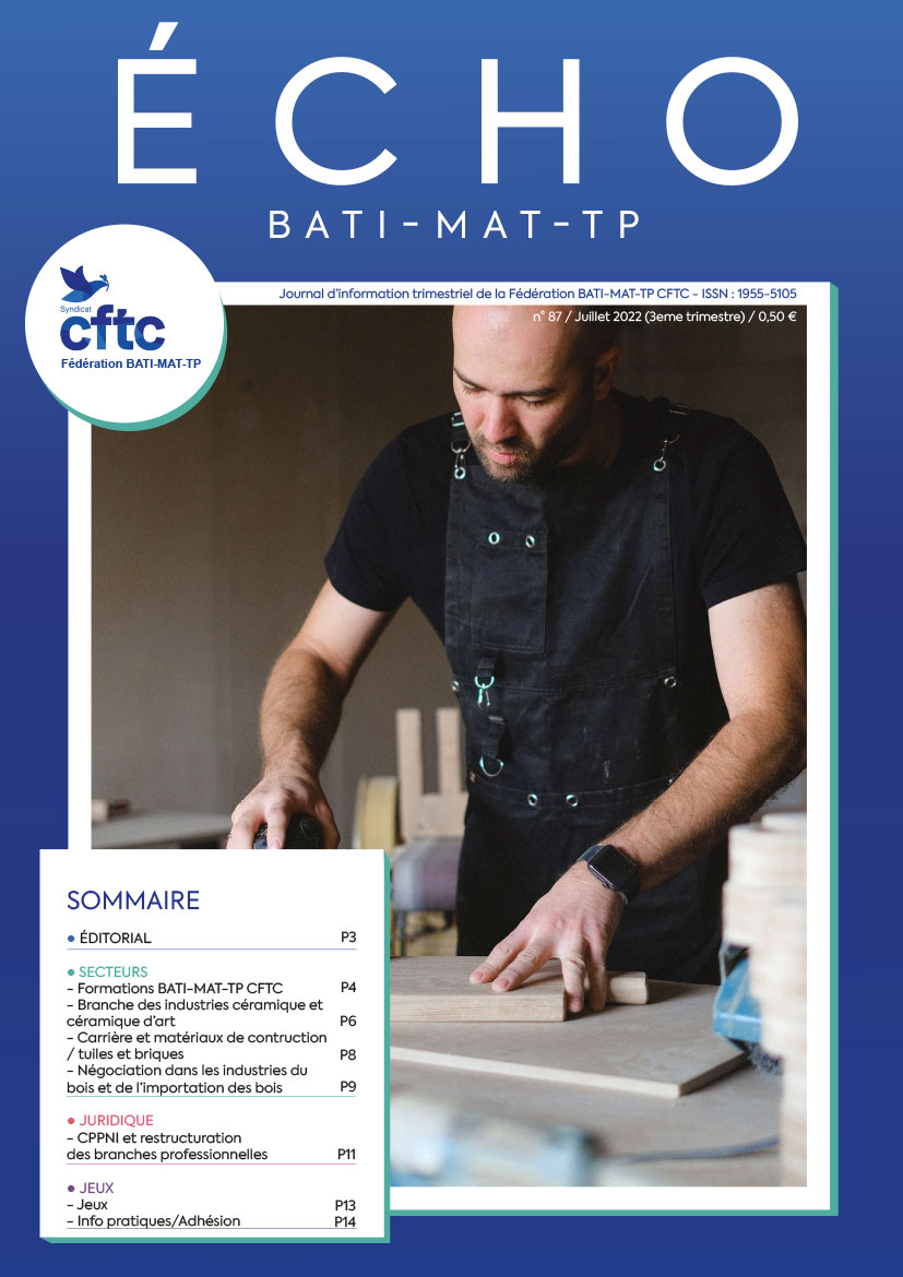 Magazine ECHO 87 - BATI-MAT-TP CFTC