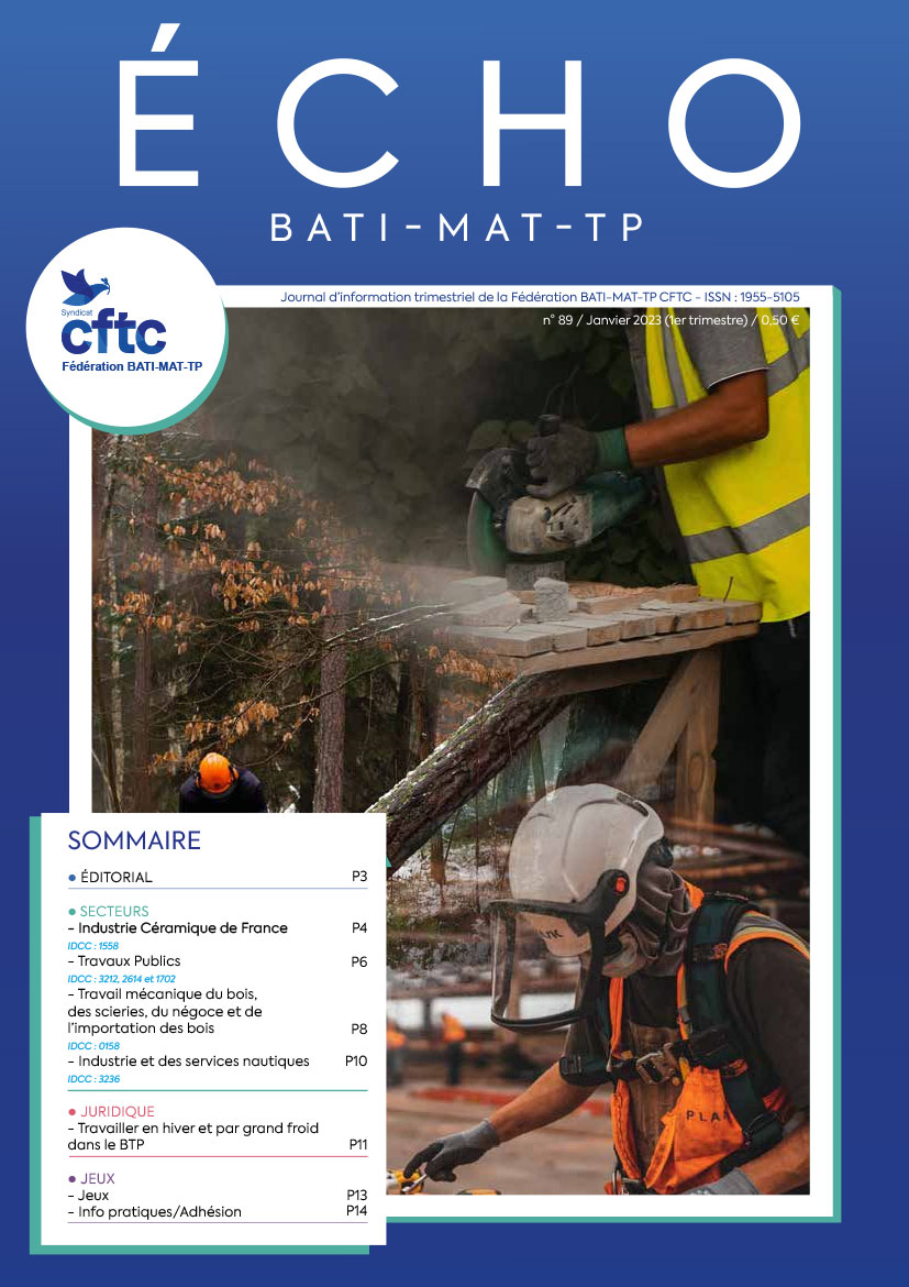 Magazine ECHO 89 - BATI-MAT-TP CFTC