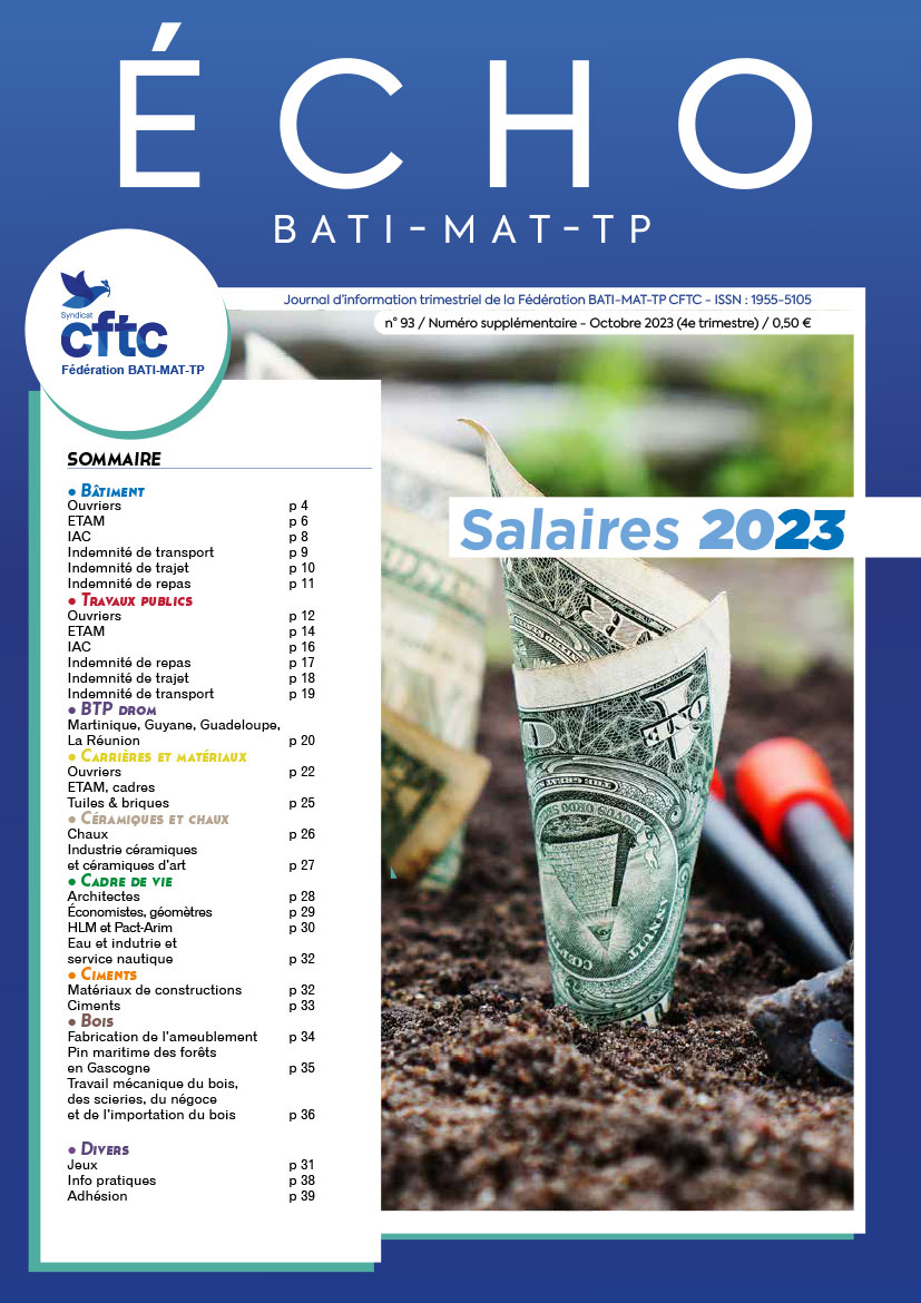 Magazine ECHO 93 - BATI-MAT-TP CFTC