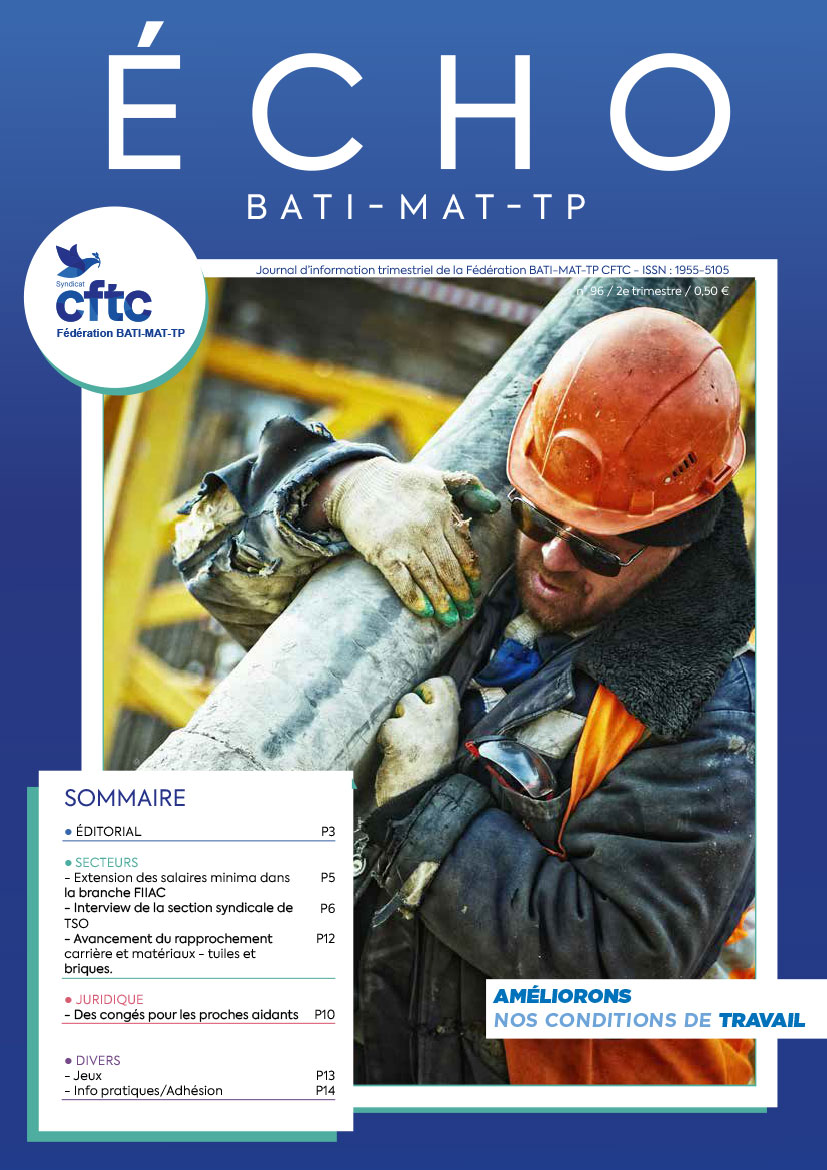 Magazine ECHO 96 - BATI-MAT-TP CFTC