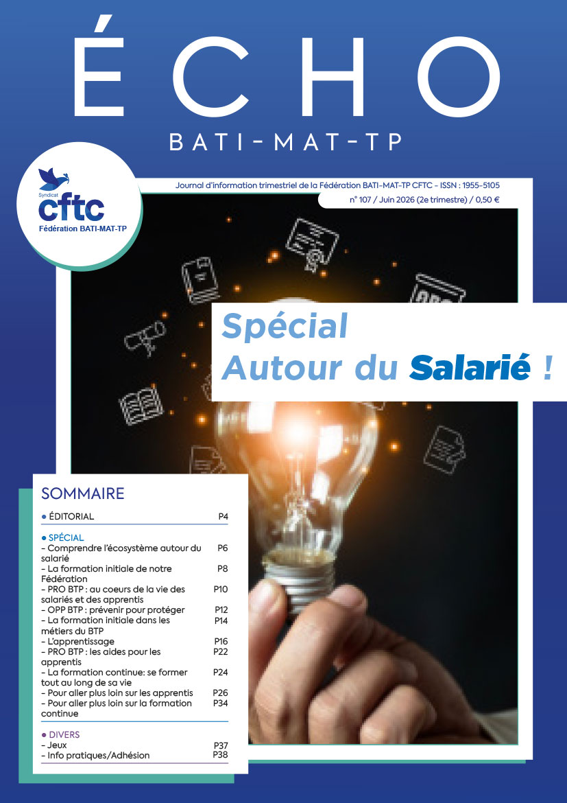 Magazine Echo BATI-MAT-TP-CFTC n°107